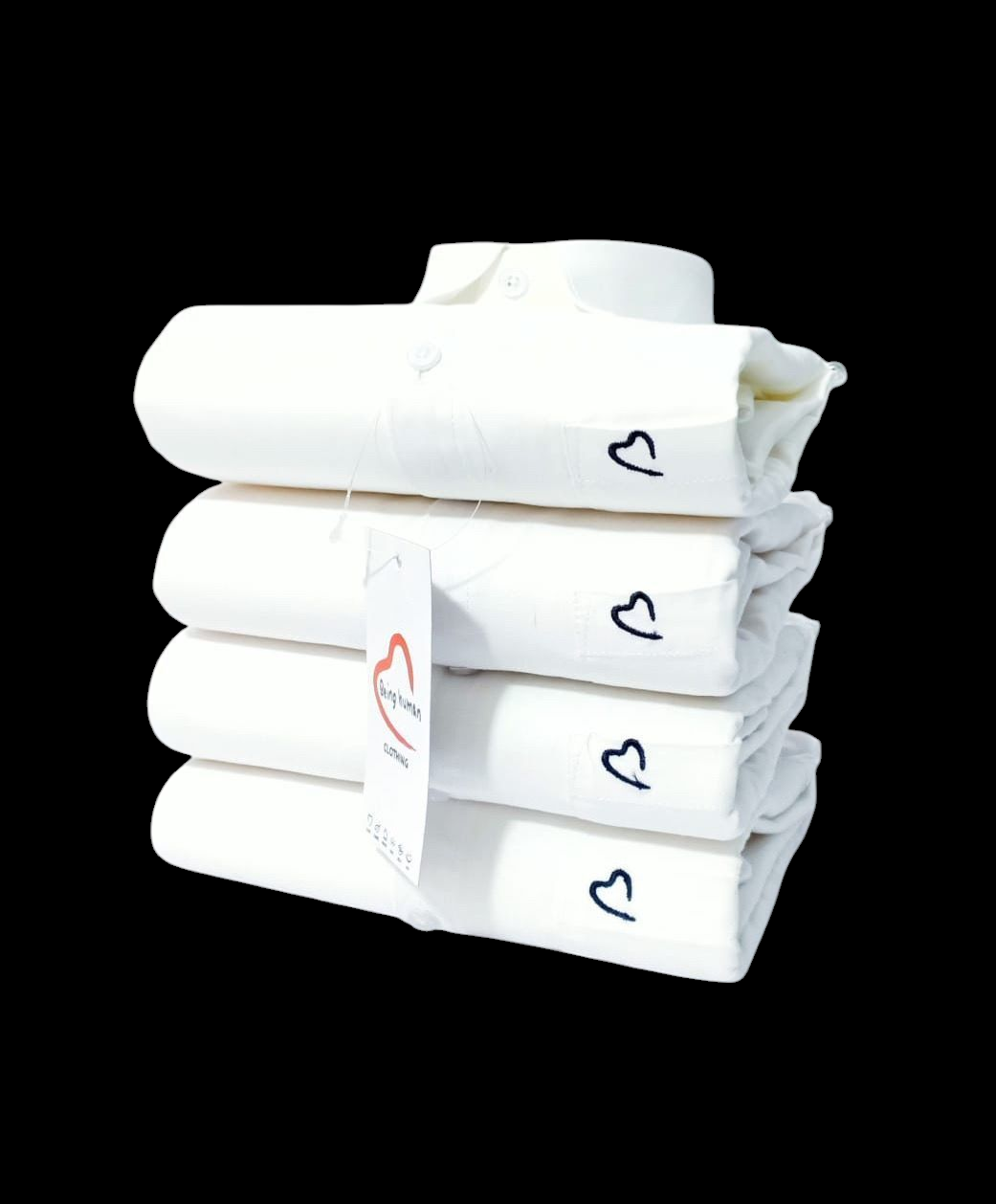 Being Human White Shirt 4pc Combo