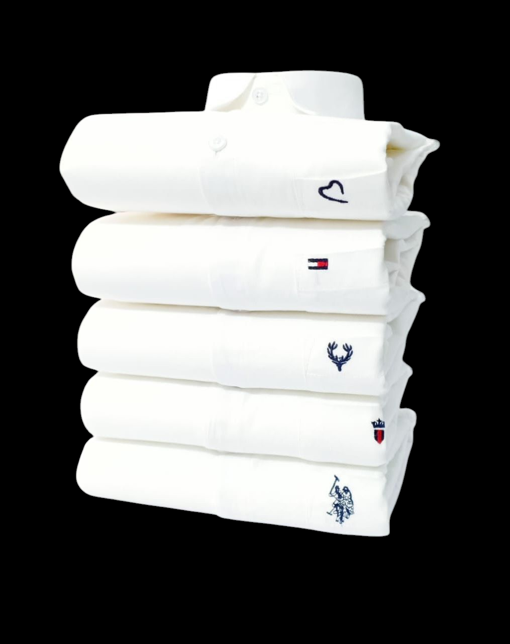 Mix Brand White shirt 4pc Combo